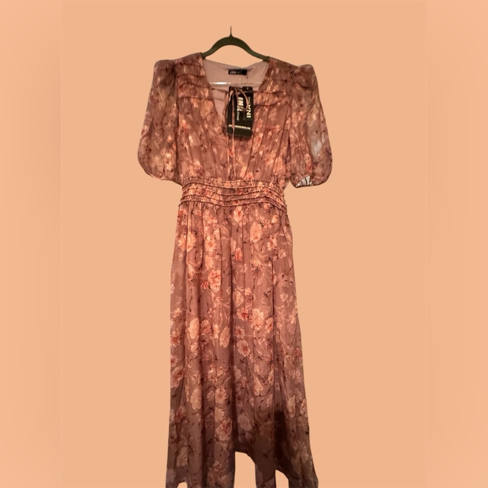 INA Fashion Midi Floral Dress - New